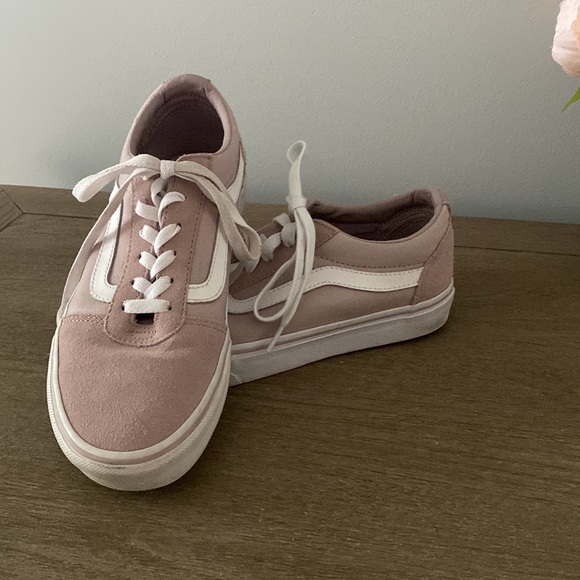 Vans Old Skool Skate Shoe - Lilac Suede - Size 7.5 - Like New! - Picture 3 of 5